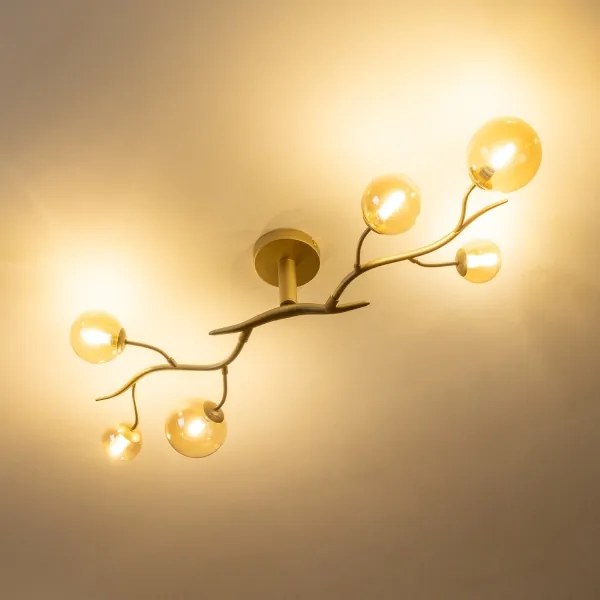 Brilagi - LED Felületre szerelhető csillár MISTEL 6xG9/3W/230V arany