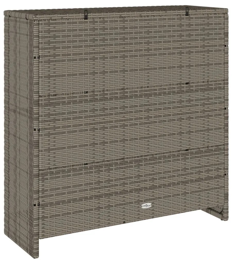 Tárolószekrény Szürke 100x36x102 cm Rattan