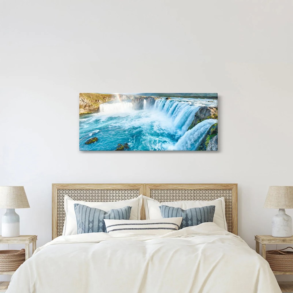 Kép - Godafoss vízesés (120x50 cm)