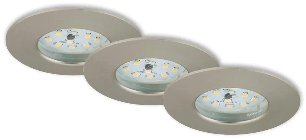 Briloner 7231-032-KÉSZLET 3x LED dimmelhető fürdőszobai lámpa LED/5,5W/230V IP44