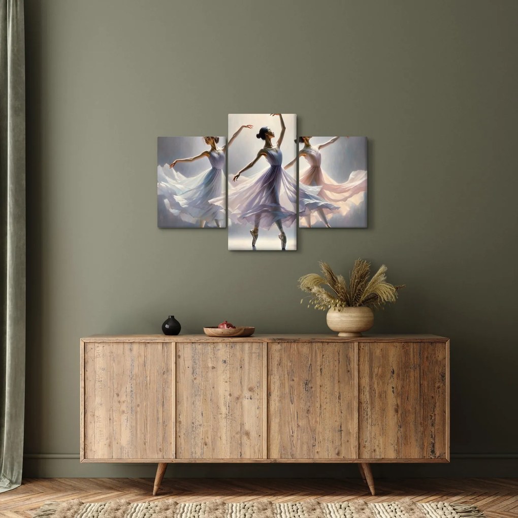 Kép - Három balerina (90x60 cm)