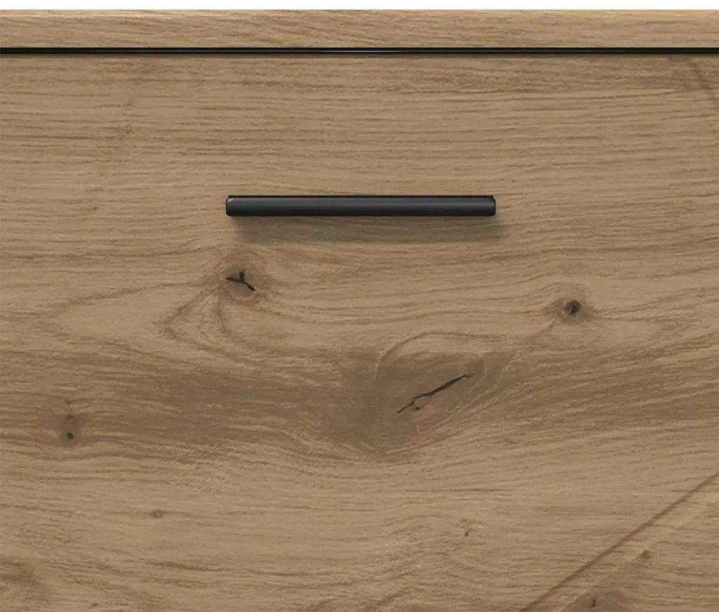 Fürdőszoba bútor szett 3 pcs kézműves tölgy 76.5 x 35 x 64 cm