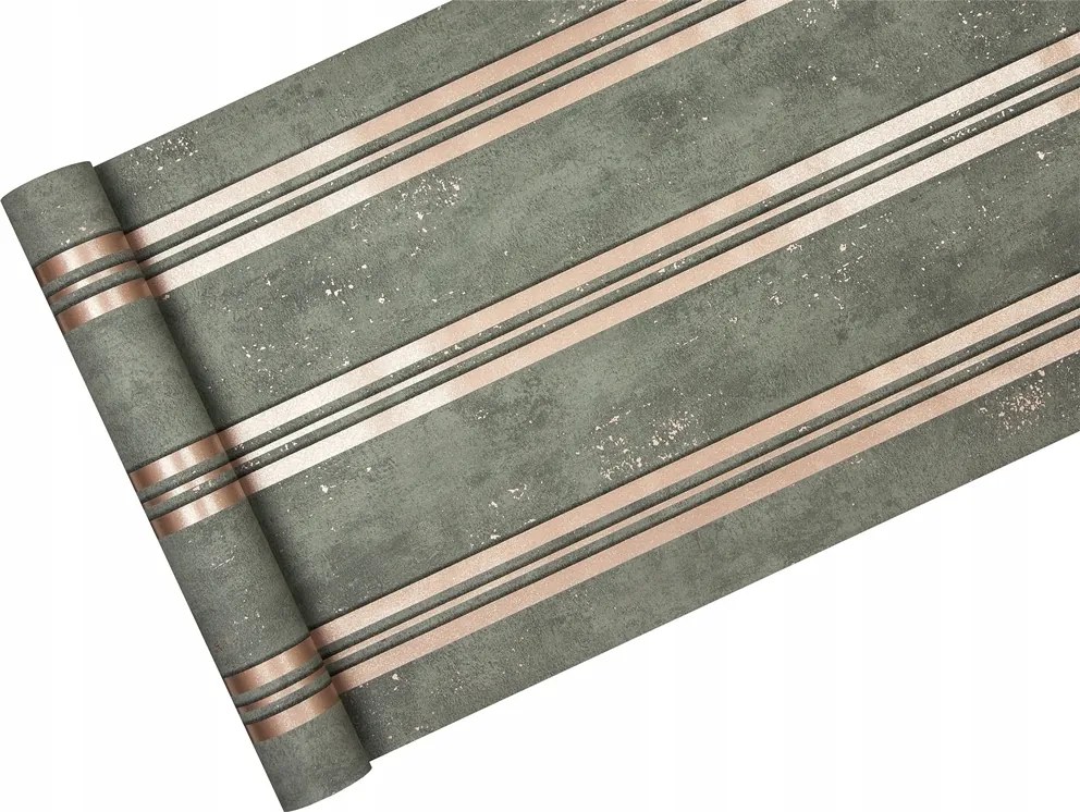 Tapéta Nemes réz csíkok Betonon
