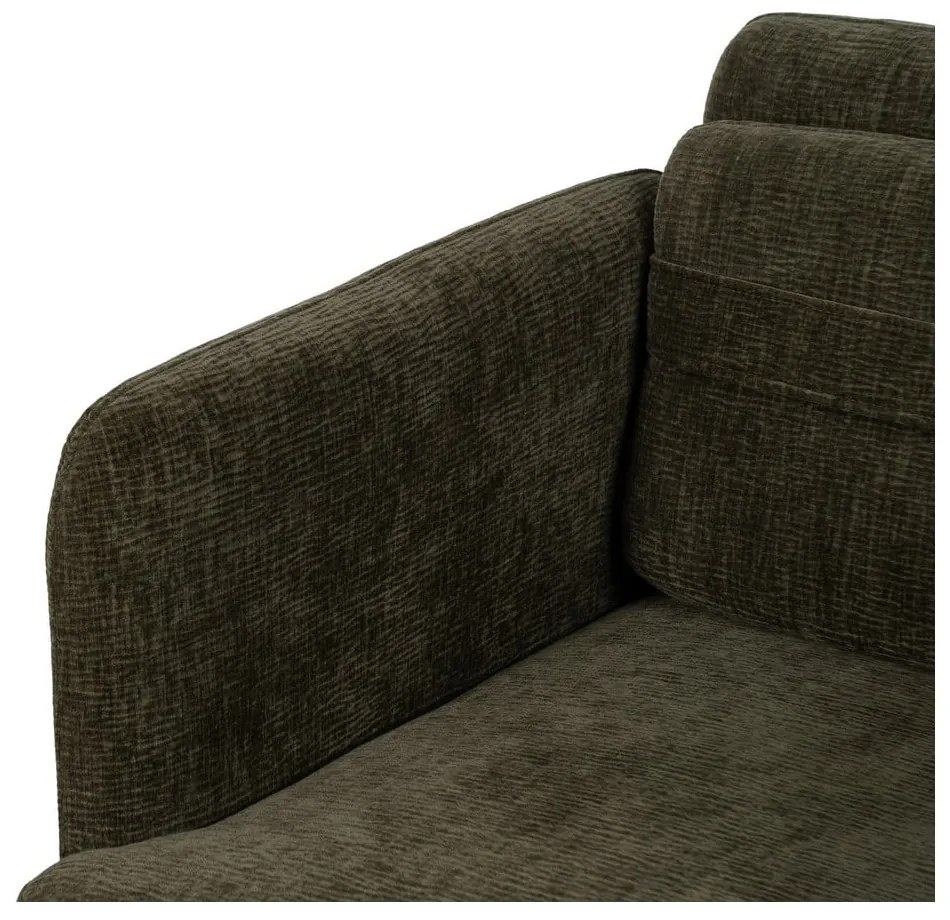 Zöld zsenília fotel Bind – Ixia