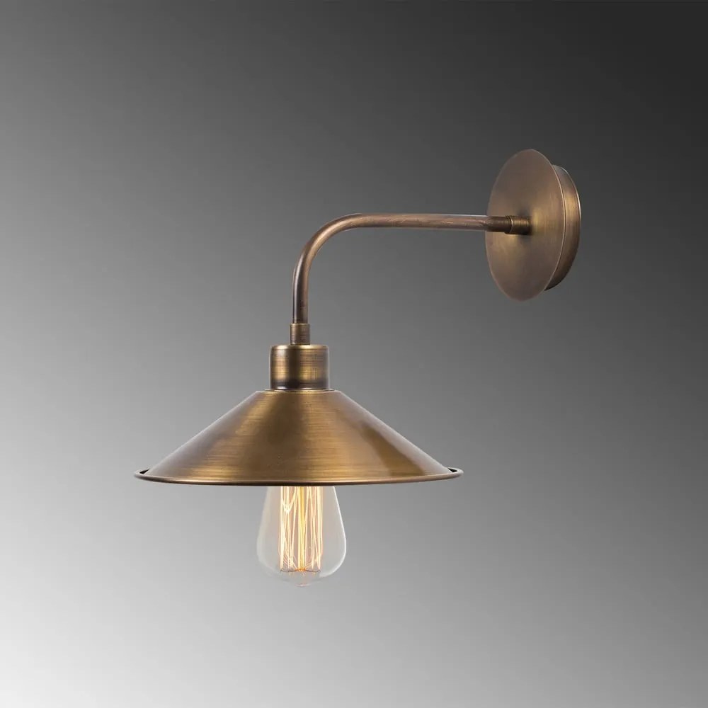 Bronzszínű fali lámpa ø 24 cm Sivani – Opviq lights