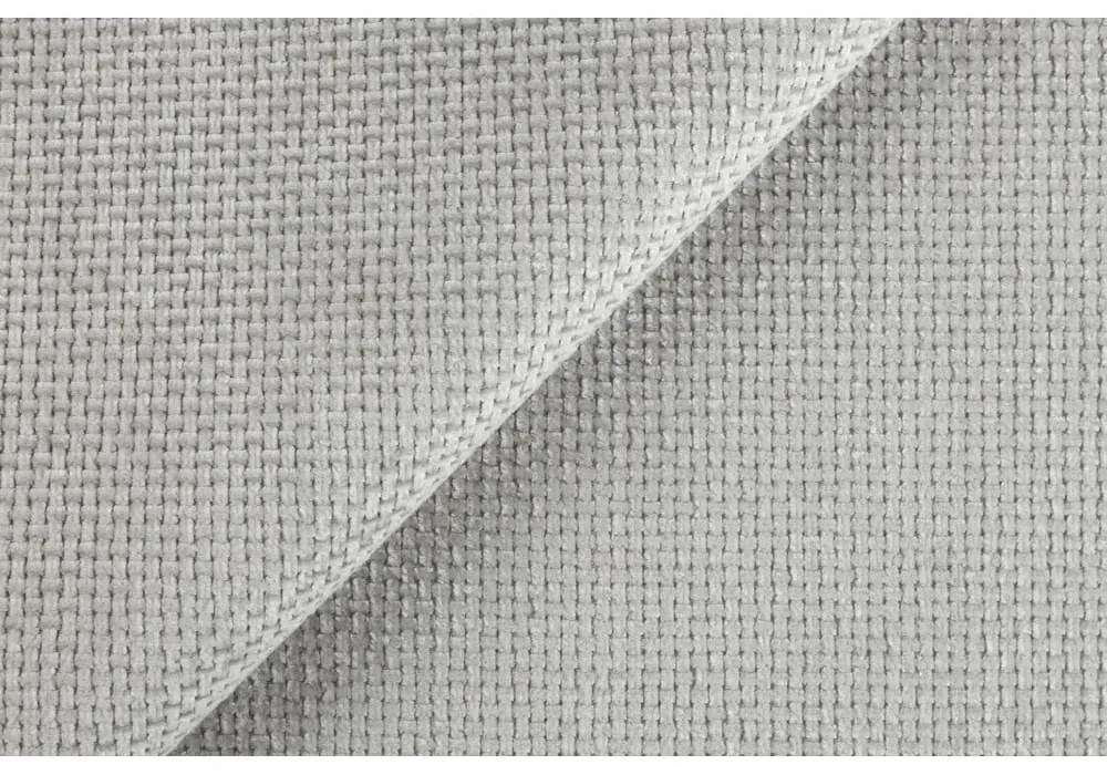 Világosszürke zsenília fotel Freya – Ropez