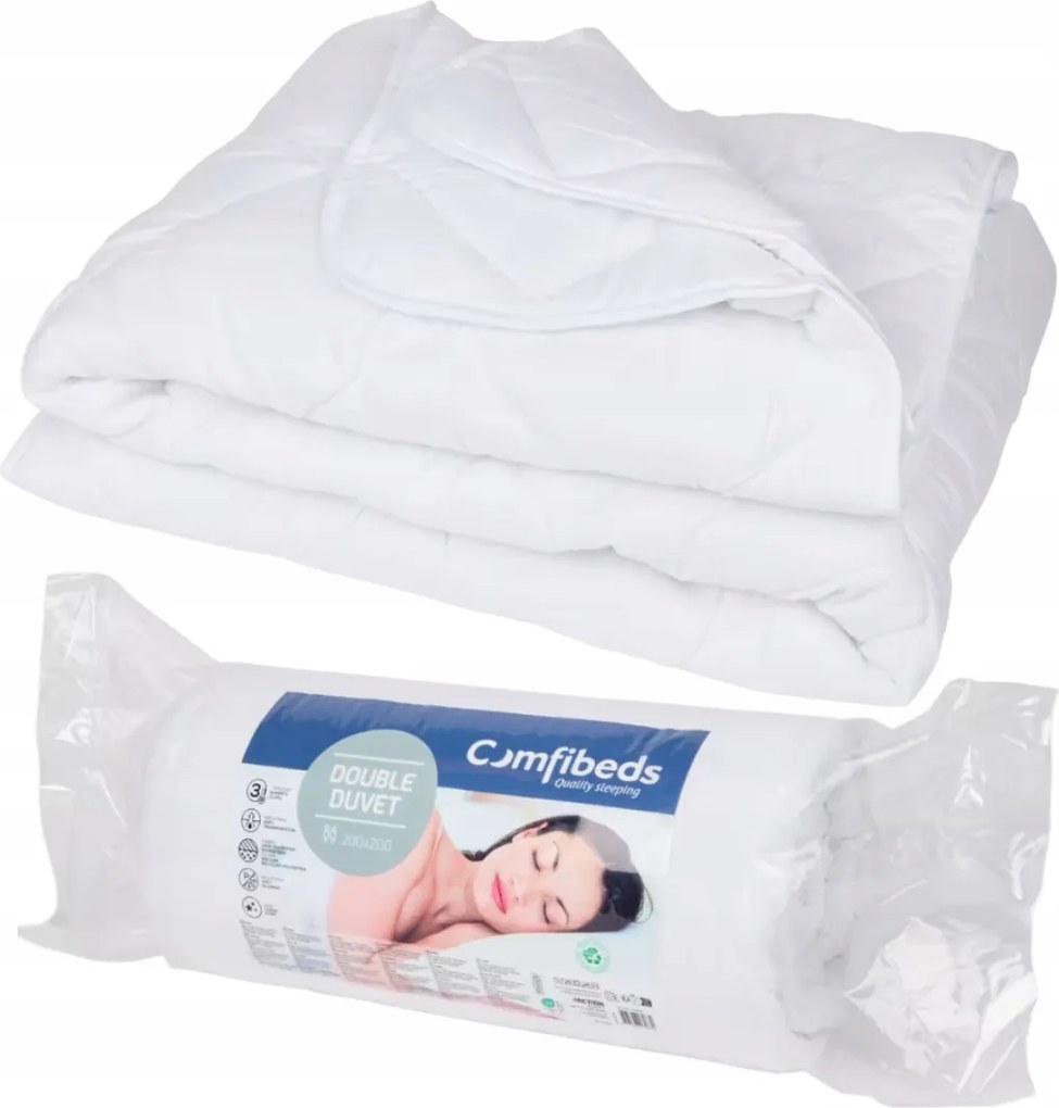 Kétszemélyes Alvópaplan 200X200 CM Comfibeds 3-AS Hőosztály A Táskában