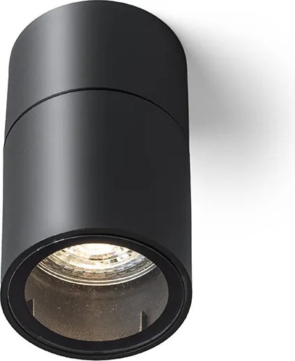 RENDL SORANO mennyezeti lámpa fekete műanyag 230V LED GU10 8W IP44