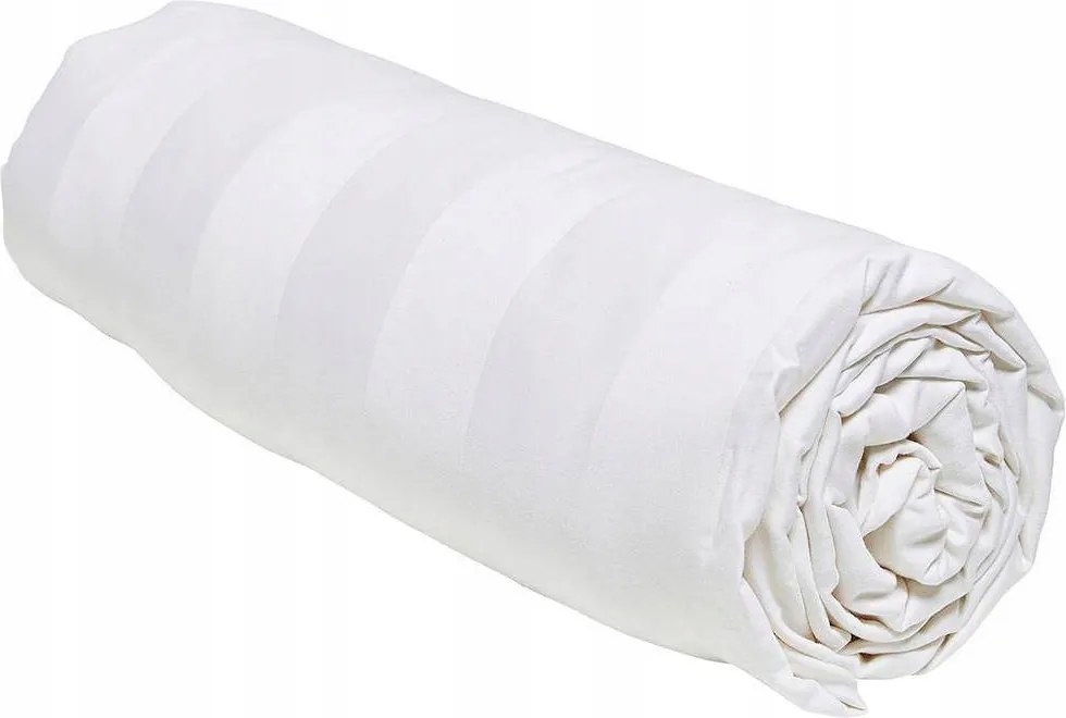 Gumis lepedő Pamut perkál 180x200 fehér