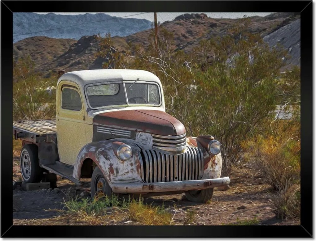 Poszterek keretben 40x30 Antik autó Usa