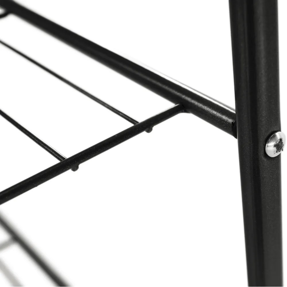 Veruma fém állvány, sötétszürke