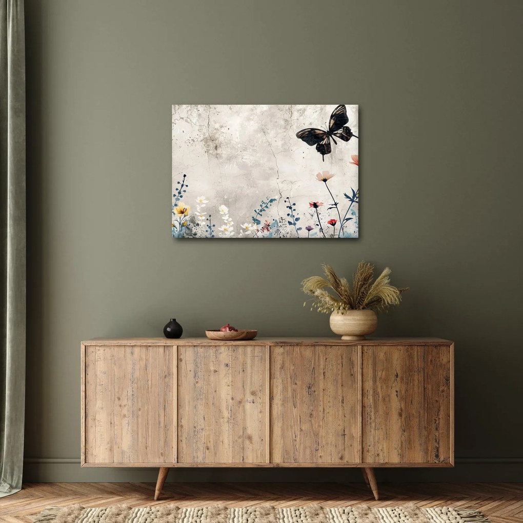 Kép - Meadow betonban (70x50 cm)