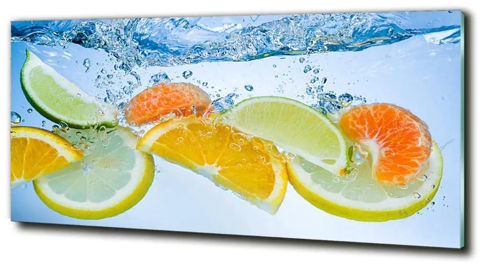 Fali üvegkép Citrus víz alatt cz-obglass-125x50-61997727