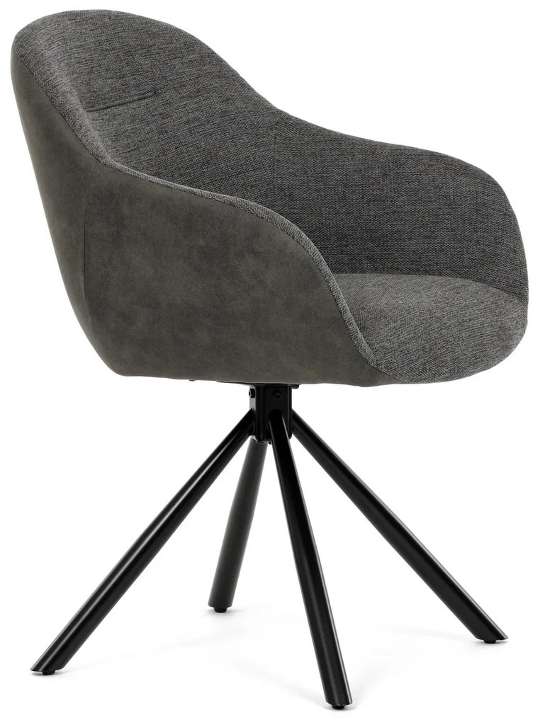 Étkezőszék-készlet visszahúzható mechanizmussalDCH-Y1143 GREY2, 2 db