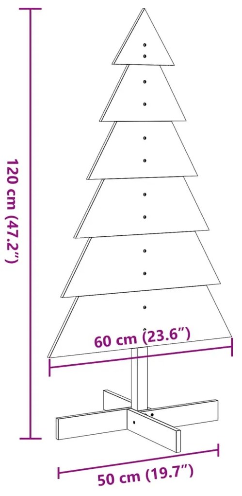 tömör fenyő karácsonyfa dekorációnak 120 cm