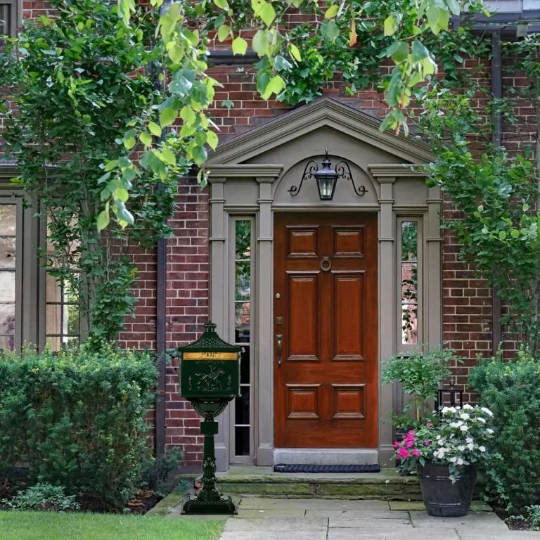 STILISTA Antik postaláda 118 cm fehér