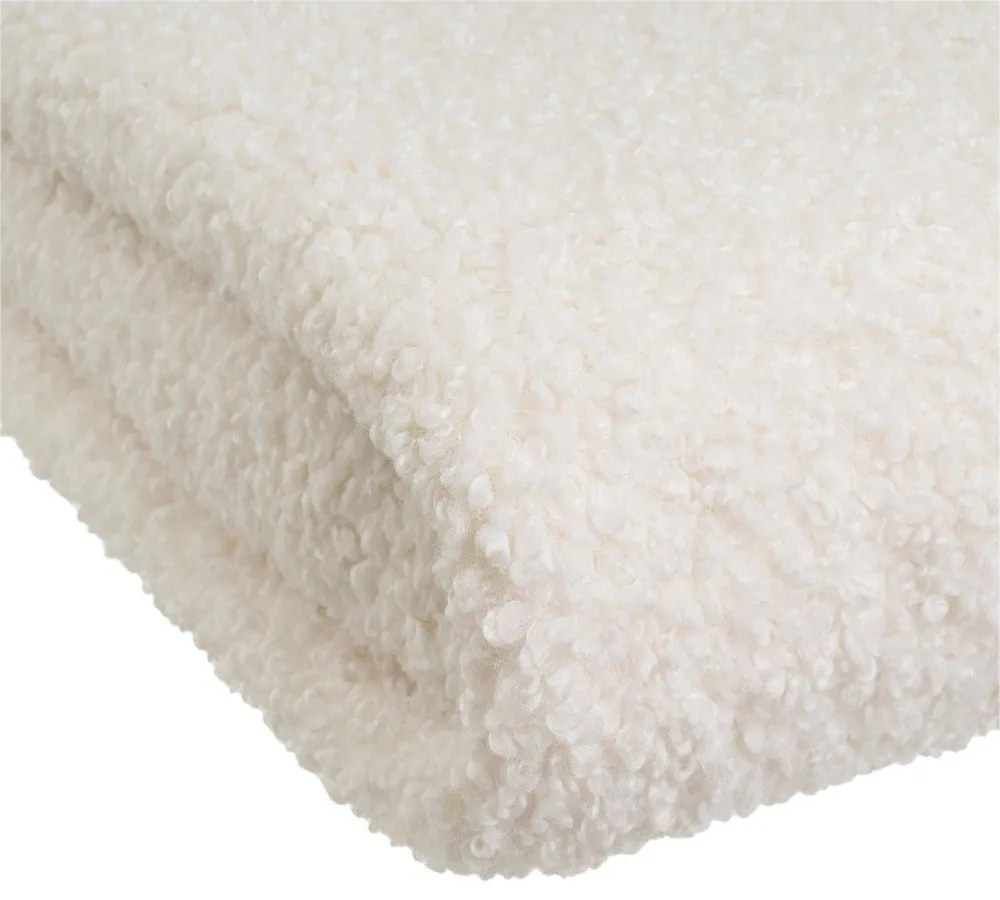 Fehér sherpa takaró 130x160 cm Sherpa – Casa Selección