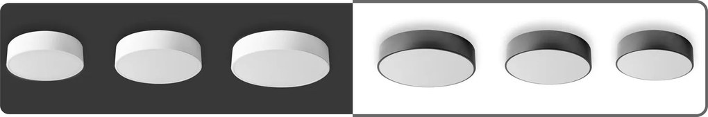 Toolight Szerszámlámpa - Mennyezeti lámpa 40 cm kör 4xE27 60W App643-3c, fehér, OSW-00091