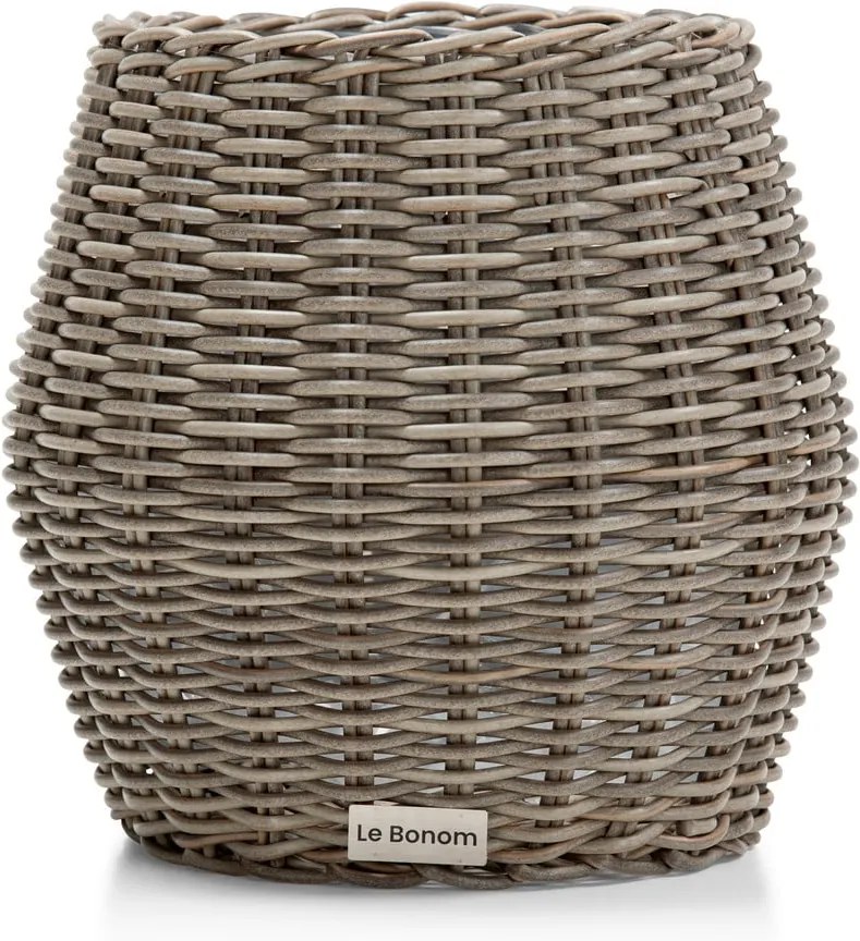 Grande Fiore mesterséges rattan kerti kaspó- Le Bonom