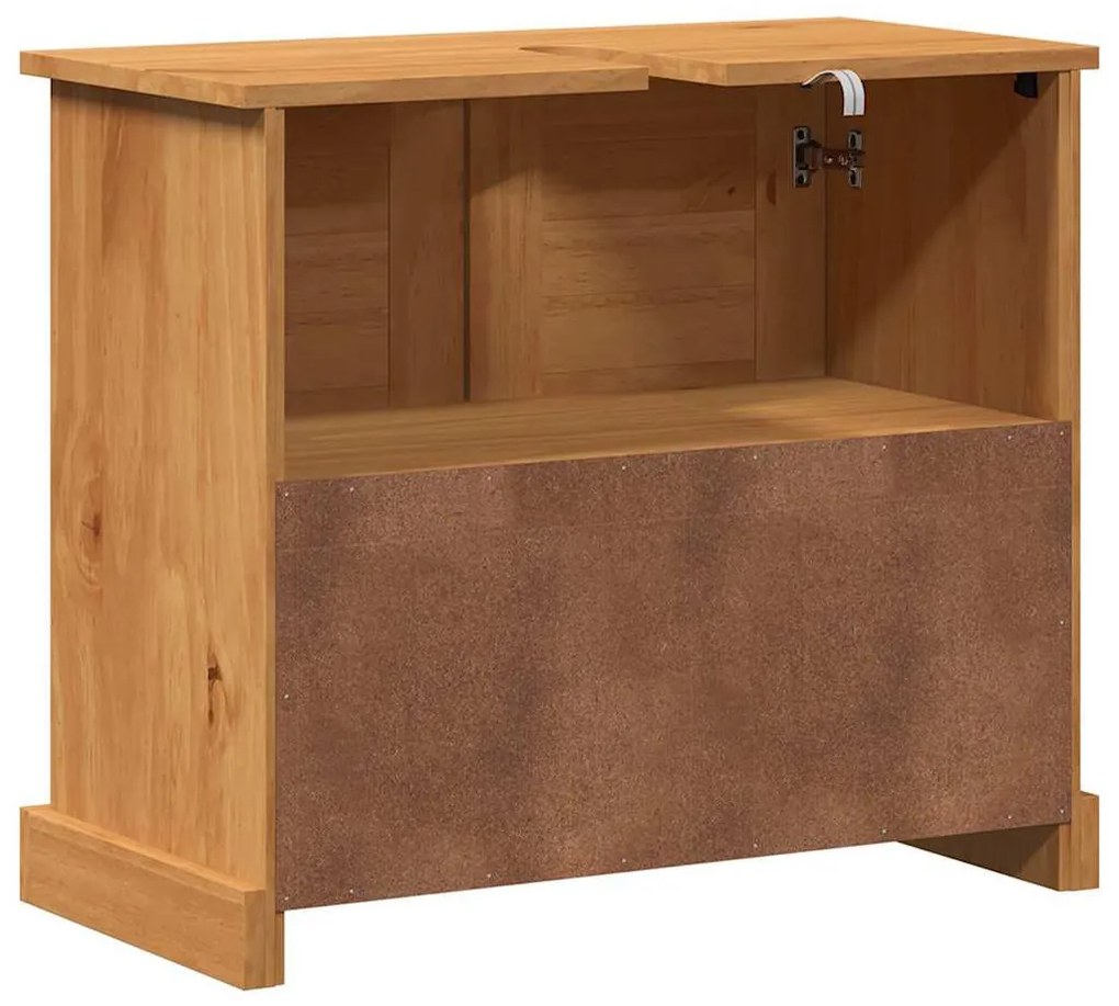 Mosogató Szekrény VIGO mézbarna 67.5 x 34 x 59 cm Tömör fenyőfa