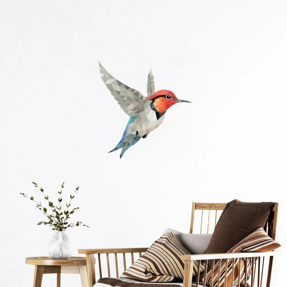 Origami Colibri öntapadós matrica - Ambiance