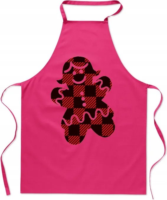 Karácsonyi konyhai kötény Mrs. Mézeskalács Neki