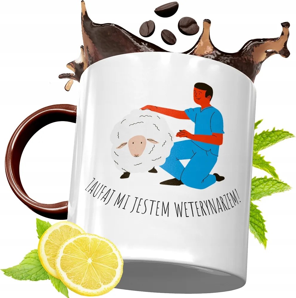 Bordó Bögre Állatorvosnak Születésnapi Ajándék fényképes nyomtatással