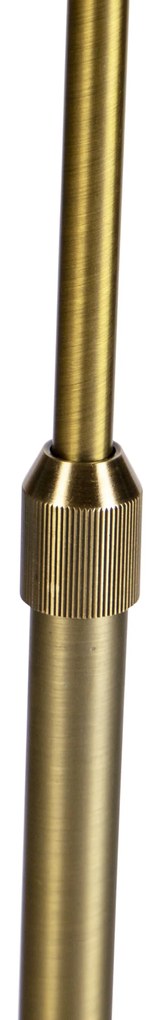 Állólámpa bronz színű Granny árnyékolóval krémszínű 45 cm állítható - Parte