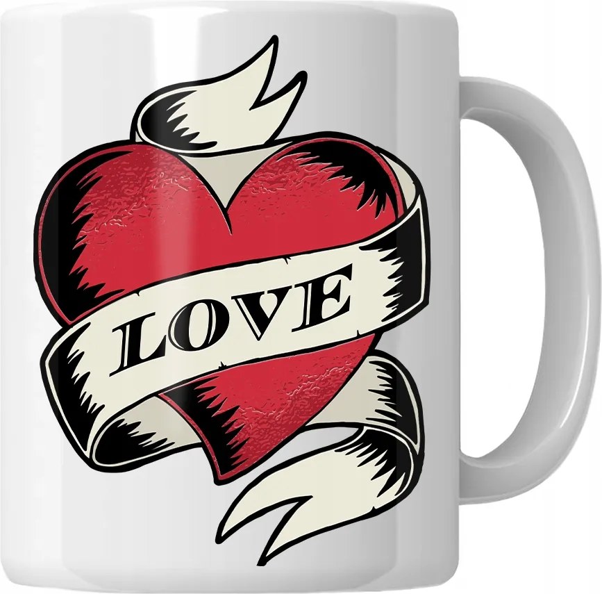 Bögre Love Szív Ajándék Lány Feleség Barátnő