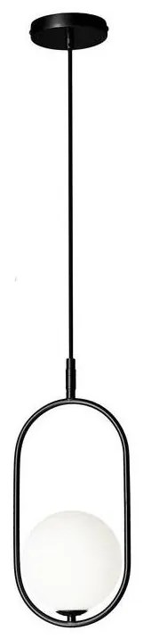 Függeszték CORDEL 1xG9/28W/230V fekete kábellel