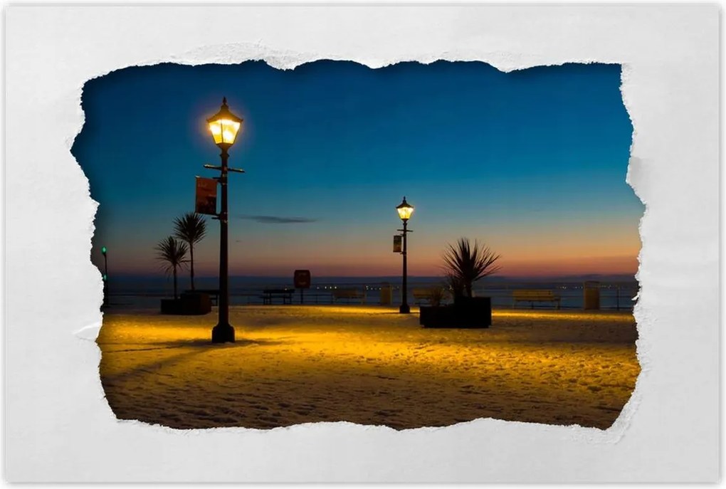 Poszterek 60x40 Lámpások a tengerparton