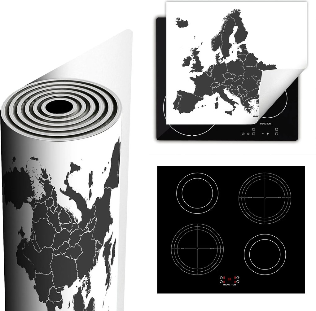 Tűzhelyvédő Szőnyeg Több Helyet Biztosít 60x52 Fehér kártya