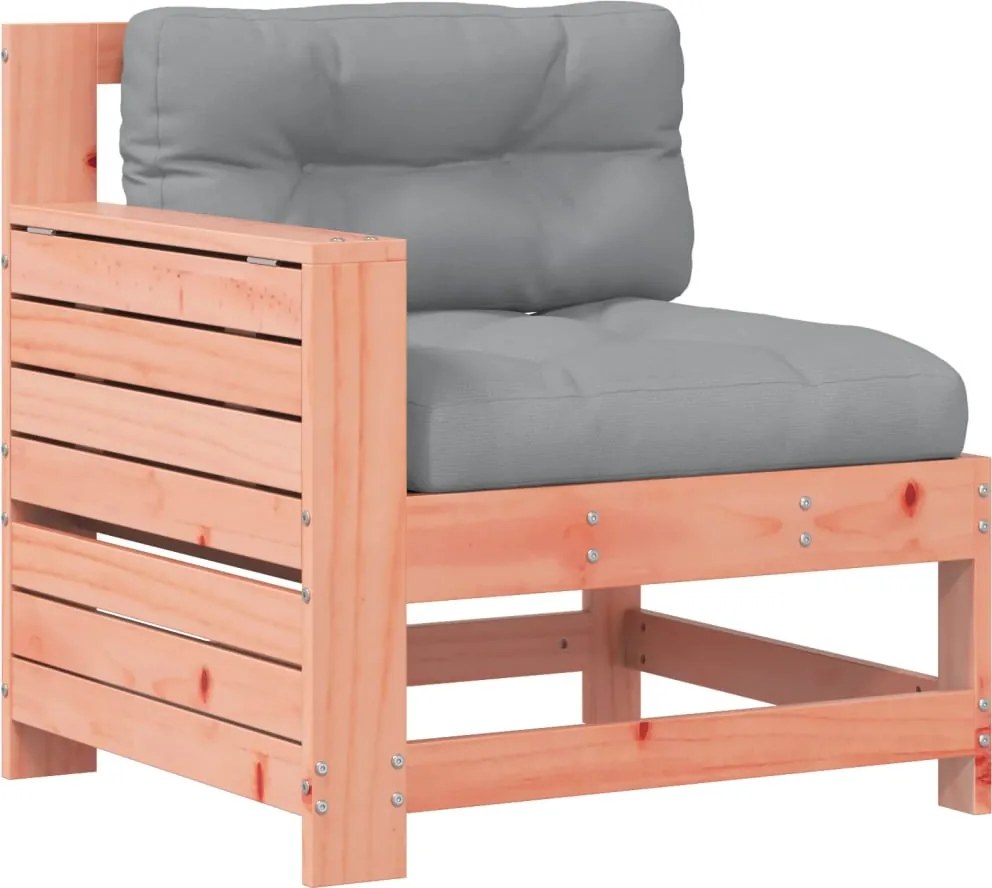 vidaXL tömör duglászfenyő kerti karfás kanapé párnával