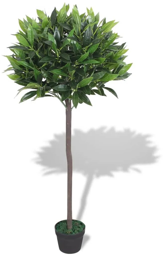 műbabérfa virágcseréppel 125 cm zöld