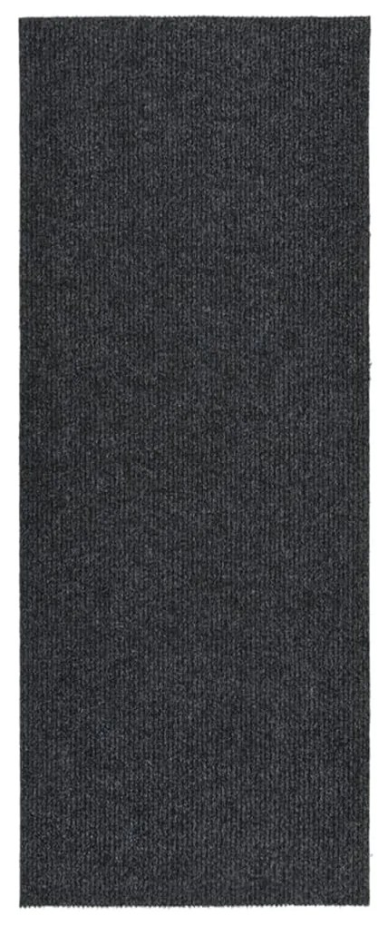 antracitszürke koszfogó futószőnyeg 100 x 250 cm