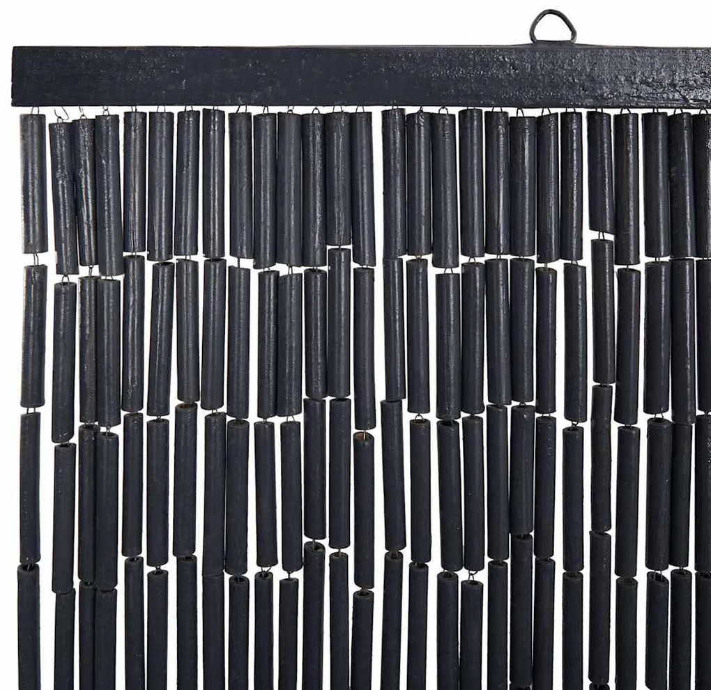 rovaros ajtófüggöny Sötétszürke 56x185 cm bambusz