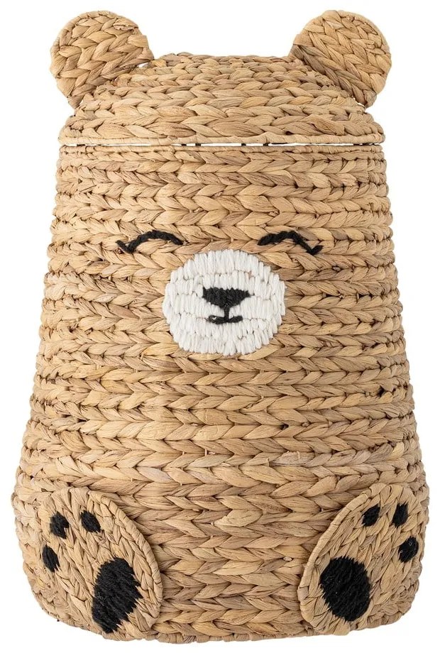 Natúr színű vízijácint játéktároló kosár ø 40x57 cm Timone – Bloomingville Mini