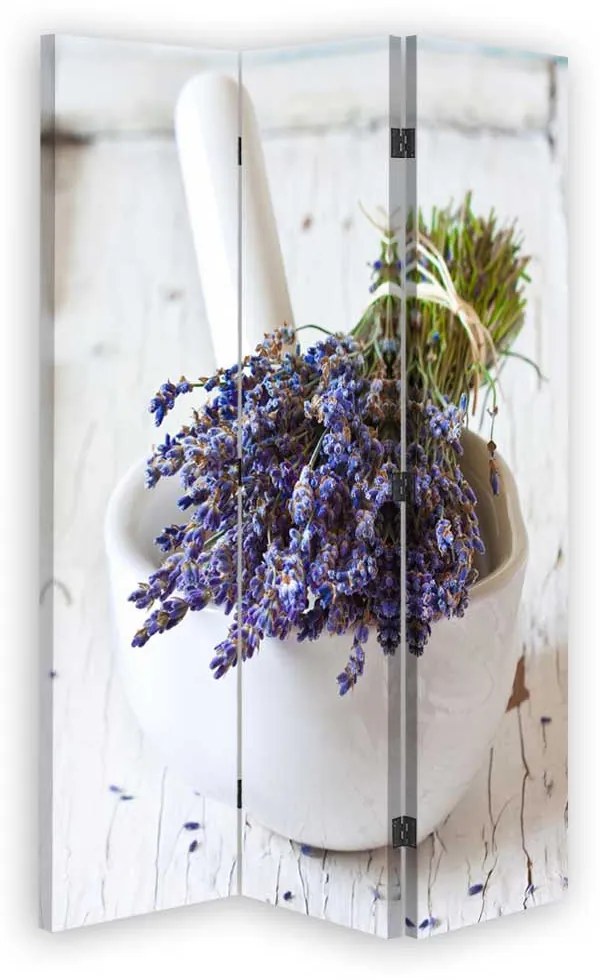 Gario Paraván Levendula csokor és habarcs Méret: 145 x 170 cm, Kivitelezés: Klasszikus paraván