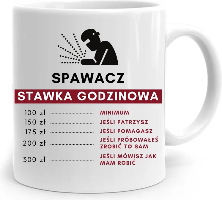 Ajándék Bögre Hegesztőnek Óradíj Nyomtatott Fényképpel