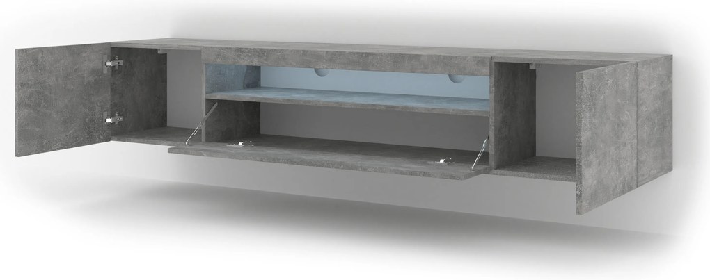 TV asztal/szekrény Aurora 200 (beton). 1057705