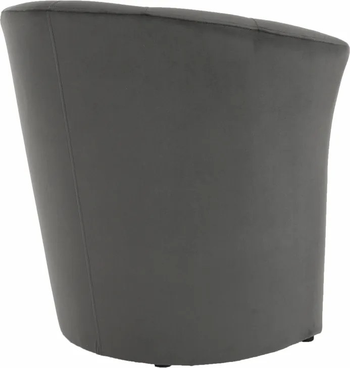 Klub fotel, szürke anyag, CUBA