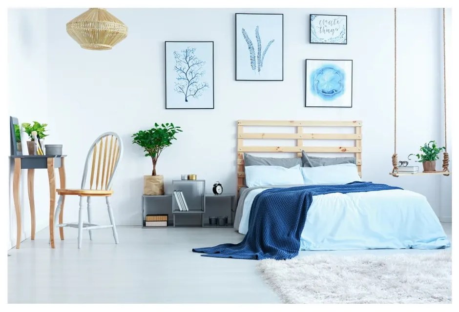 Dressing Table szürke fésülködőasztal tükörrel, hosszúság 105 cm - Ragaba