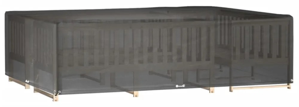 téglalap alakú kerti bútorhuzat 16 fűzőlyukkal 300x200x75 cm