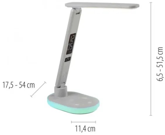 JUST LIGHT. 11018-16 - LED RGBW fényerőszabályozható asztali lámpa TINA LED/4W/230V