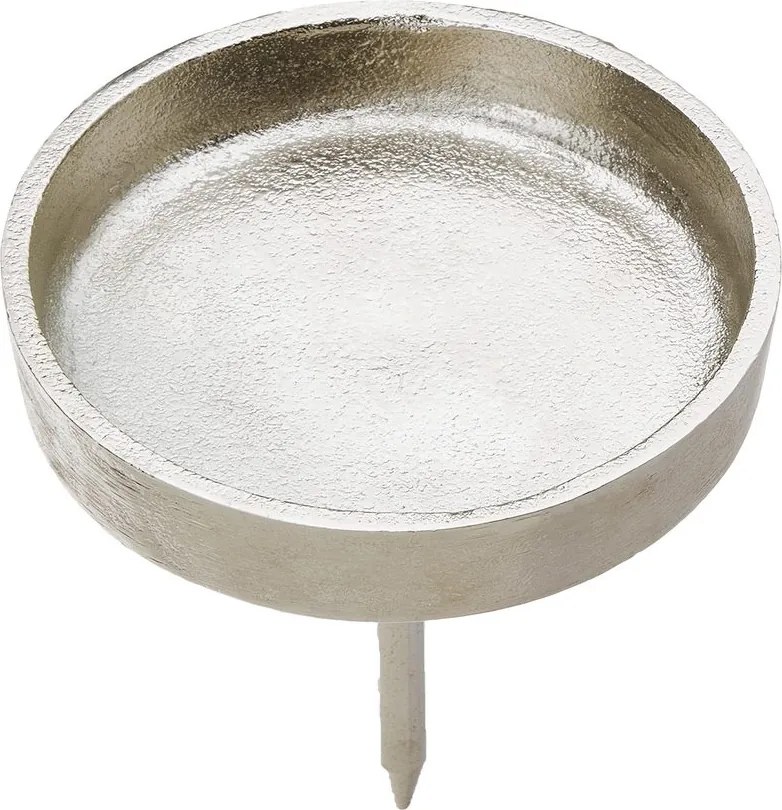 ADVENT koszorúba szúrható gyertyatartó, ezüst Ø8cm, 4 db-os szett
