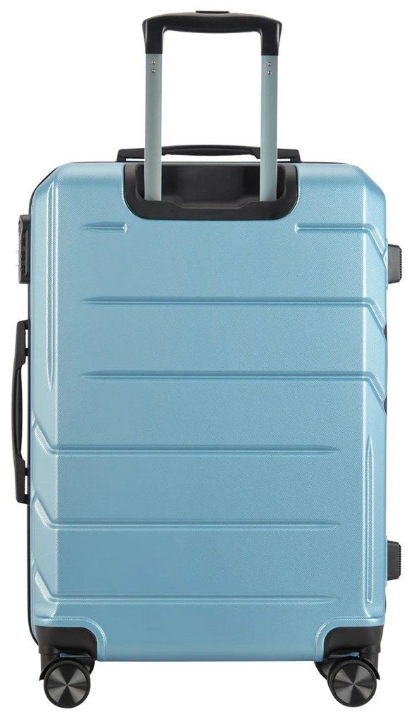 BONTOUR “SPINNER” közepes Duplakerekes Gurulós bőrönd, jégkék