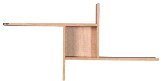 Fali polc 50x100 cm barna