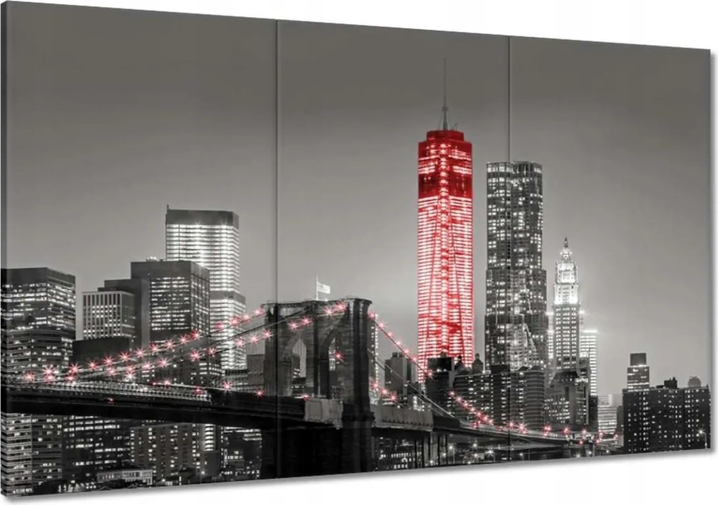 Festmények 120x80 New York Manhattan híd