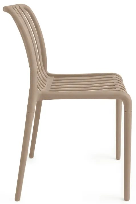 Műanyag szék TREGO, bézs