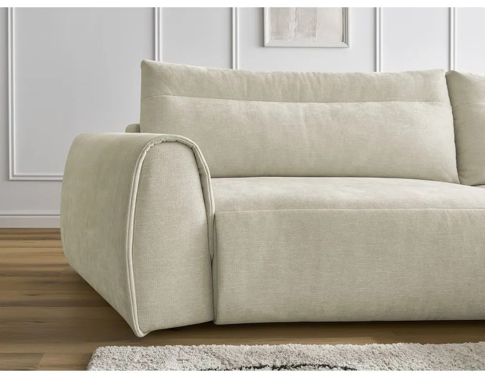 Bézs sarokkanapé Aden – Bobochic Paris